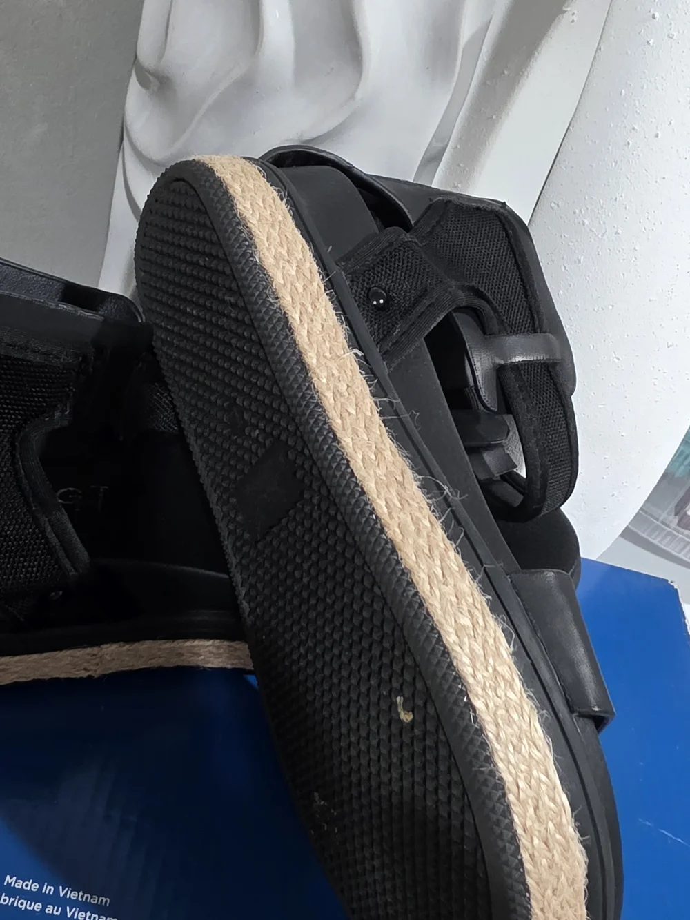 Limelight Black Platform Espadrille Sandals